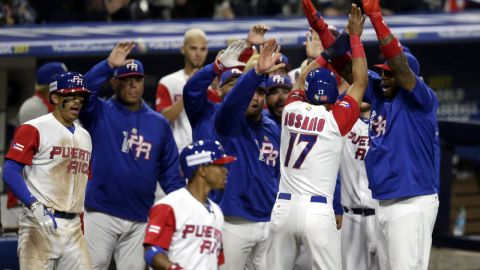 Puerto Rico se impuso 6-5 a Estados Unidos en el Clásico Mundial de Béisbol.