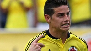 James Rodríguez consiguió el único gol del partido que le dio el triunfo a Colombia.