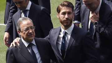 Florentino Pérez, presidente del Real Madrid, celebró el cumpleaños de Sergio Ramos