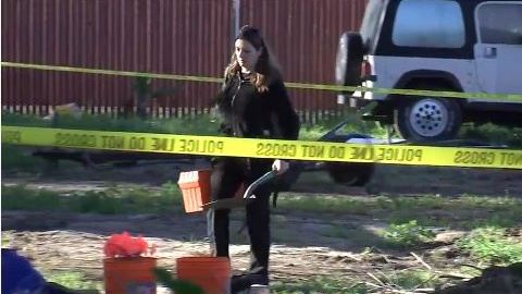 Los restos fueron recuperados en el patio trasero de una residencia en Buena Park.