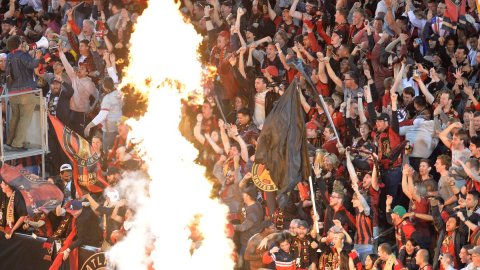 En su primer partido en la MLS, el Atlanta United metió a 55,297 aficionados.