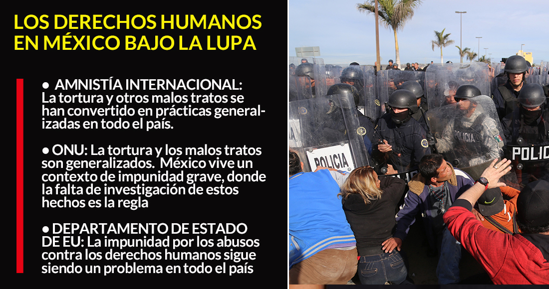 Las denuncias se acumulan: policías y militares torturan con impunidad en México