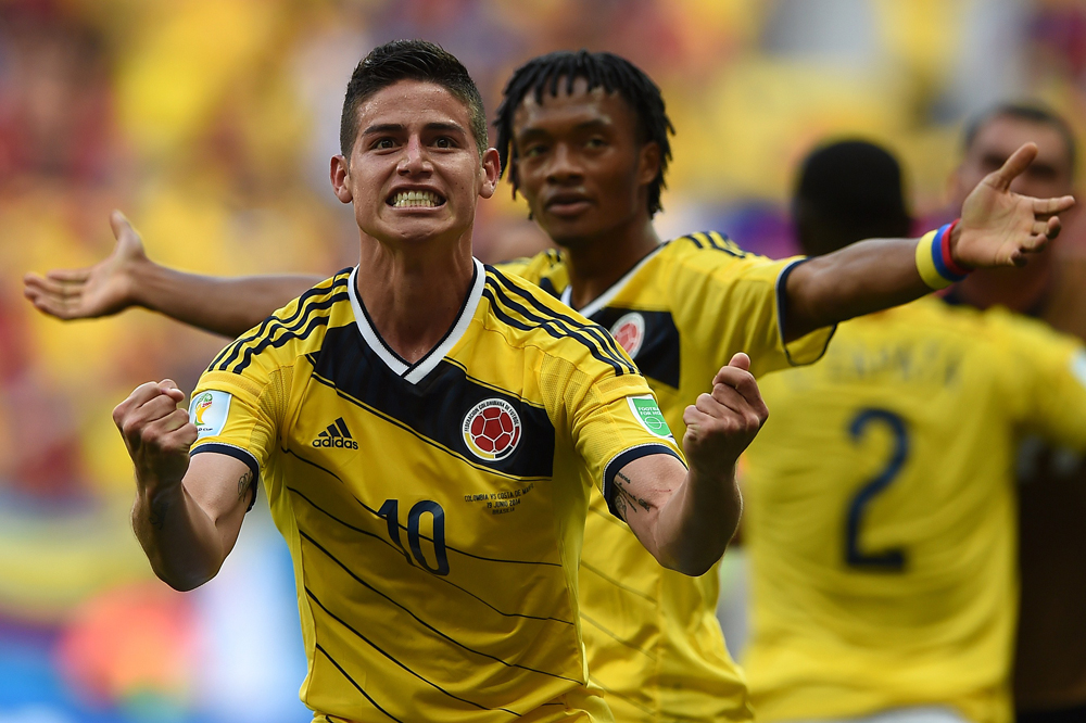 La alegría el fútbol colombiano contagió en el Mundial de Brasil 2014.