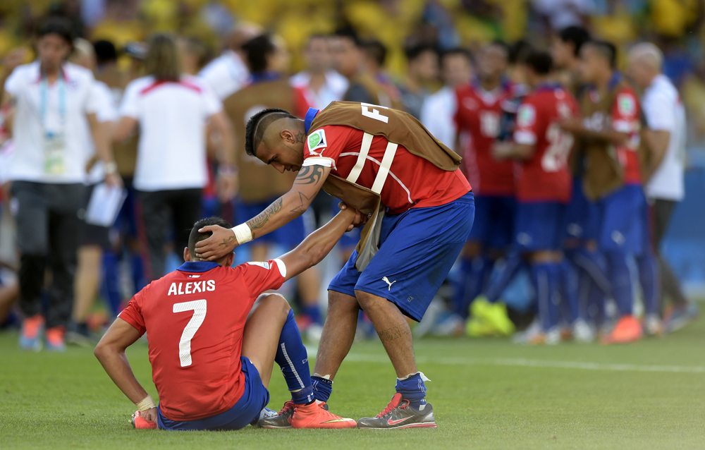 Una imagen que en Chile pensaron que nunca iban a poder borrar, la de "jugamos como nunca pero perdimos como siempre".