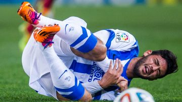 El delantero mexicano Carlos Vela se lesionó durante la práctica de la Real Sociedad.