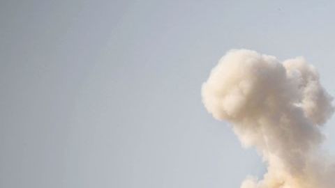 Bombardeos en la provincia Daraa, Siria.
