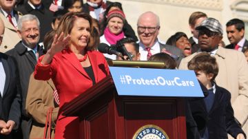La líder de la minoría demócrata en la Cámara Baja, Nancy Pelosi, ha descrito la medida contra "Obamacare" como algo "monstruoso". Foto: María Peña/Impremedia