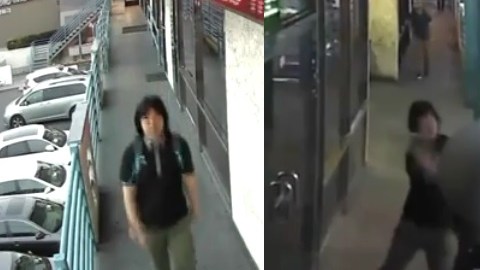 El ataque fue captado en video.