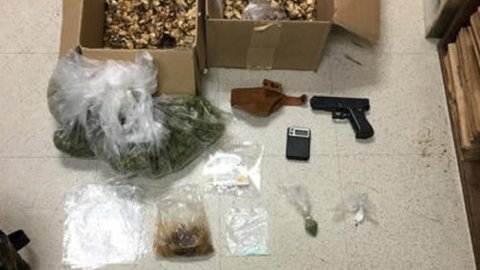 Estas drogas fueron encontradas dentro de un coche en Lake Isabella.