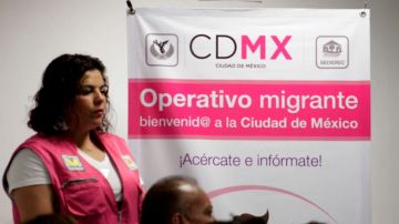 La CDMX recibe a paisanos mexicanos deportados.