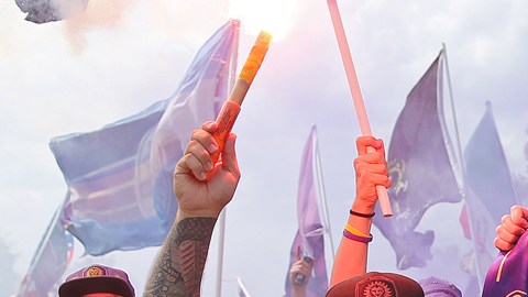 Fanáticos del Orlando City, previo al duelo frente al NYCFC