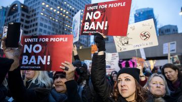 Protestors In Seattle Rally Against Trump's Muslim Immigration Ban
