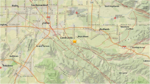 Ambos sismos se dieron en el condado de San Bernardino.