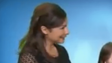 La joven presentó el clima en France 2.