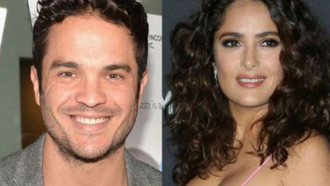 Kuno Becker y Salma Hayek