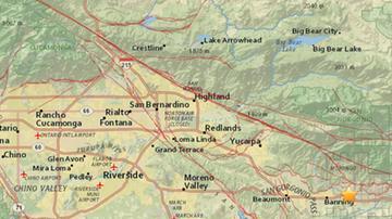 Se registró un sismo de 2.9 de magnitud en Cabazón, dijo el USGS.
