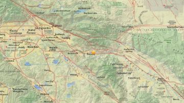 Se registró un sismo de 2.9 de magnitud en Cabazón, dijo el USGS.