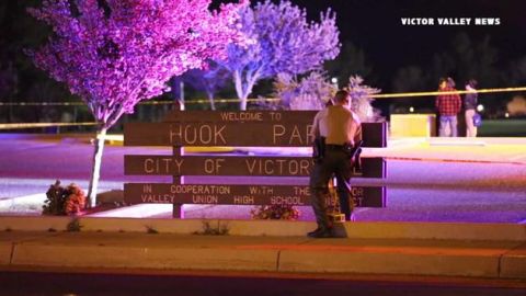 La mujer fue encontrada muerta en el parque Hook de Victorville.