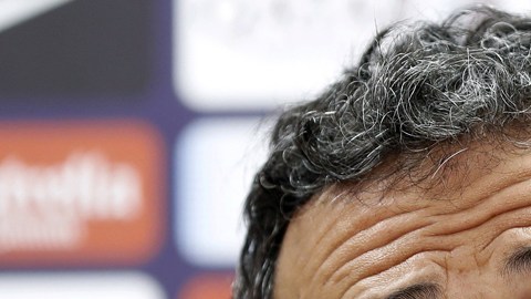 Luis Enrique Martínez, técnico del Barcelona.