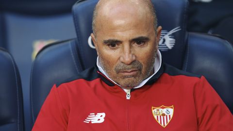 Sampaoli, concentrado en la liga con el Sevilla.