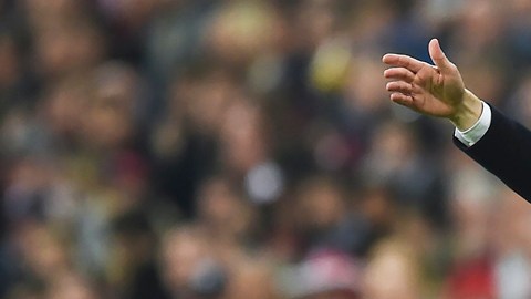 Zinedine Zidane, técnico del Real Madrid, toma con prudencia el triunfo.