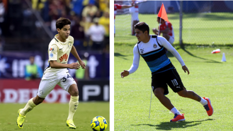 Lainez y Chofis López, joyas de Águilas y Chivas.