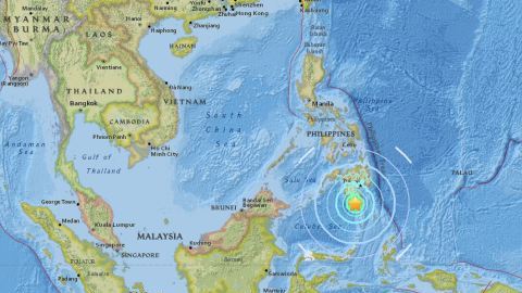 Sismo de magnitud 6,8 sacude el sur de Filipinas