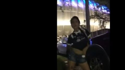#LadyCocos, la fan de Rayados que mostró de más