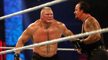 Brock Lesnar y The Undertaker en SummerSlack