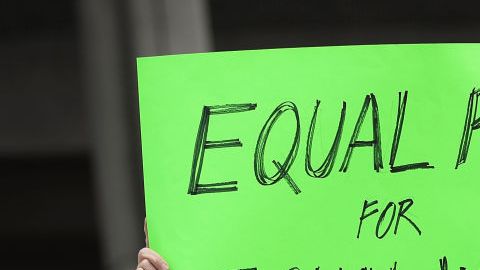 Rally To Support Equal Pay For Equal Work