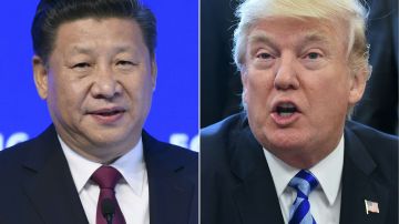 Xi Jinping y Donald Trump.