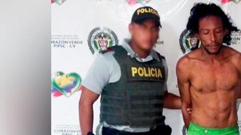 "El rasta" en manos de la Policía.