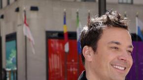 José Quintana junto a Jimmy Fallon.