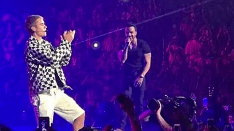 Luis Fonsi y Justin Bieber juntos