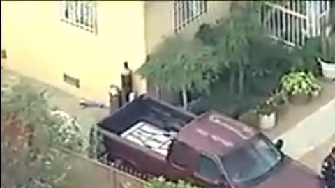 El incidente se reportó frente a una residencia en Sur Los Ángeles.