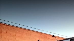 El estacionamiento de Synn Gentlemen’s Club, sitio donde fue hallada la menor.