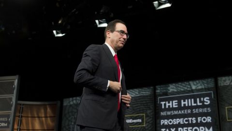 US-POLITICS-MNUCHIN-TAX REFORM