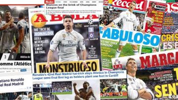 La prensa mundial destacó la actuación del atacante portugués Cristiano Ronaldo.