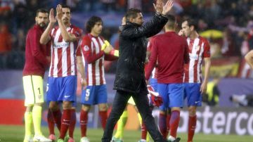 Diego "Cholo" Simeone agradeció a la afición del Atlético de Madrid, tras la eliminación