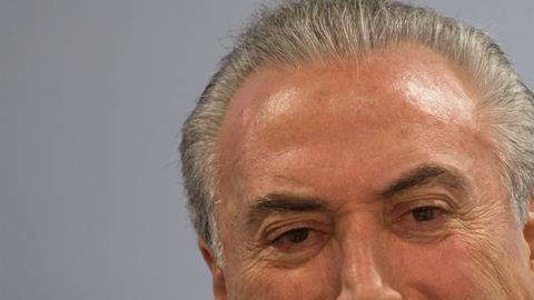 Michel Temer dijo que demostrará su inocencia. EFE