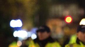 Policía de Manchester en el área de la explosión. EFE