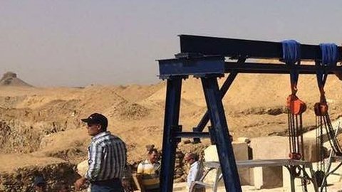El descubrimiento se realizó en la necrópolis real de Dahshur.