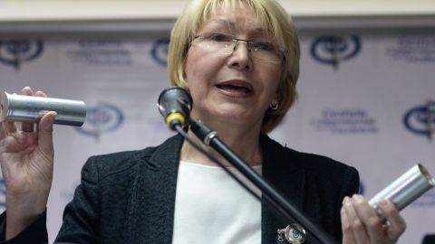 La fiscal general, Luisa Ortega, se mostrado como una incómoda voz disidente para el gobierno.