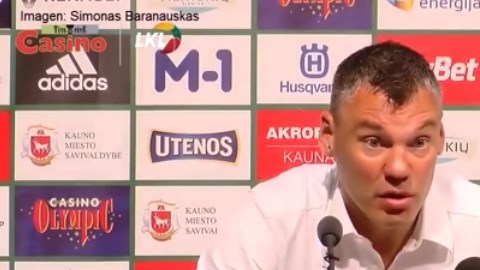 Sarunas Jasikevicius, técnico del equipo de baloncesto Zalgiris de Lituania