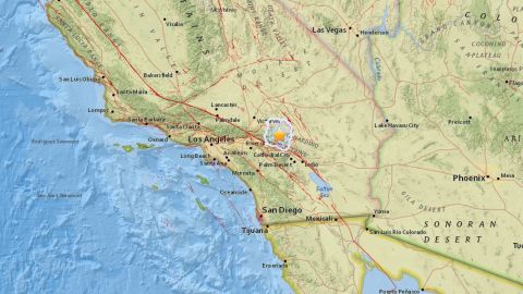 El sismo de magnitud 3.6 pegó cerca de Big Bear City.