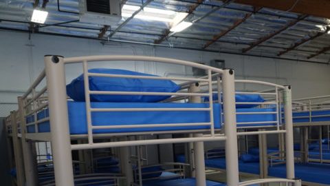 Se estima que 70% de las personas en el albergue serán hombres.