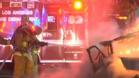 El choque mortal sobre el bulevar Hollywood ocurrió cerca de la famosa zona turística de la ciudad.