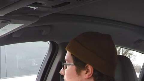 Danica Patrick sorprende a su "pasajero"