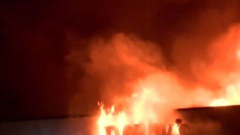 Incendio en Temple City.