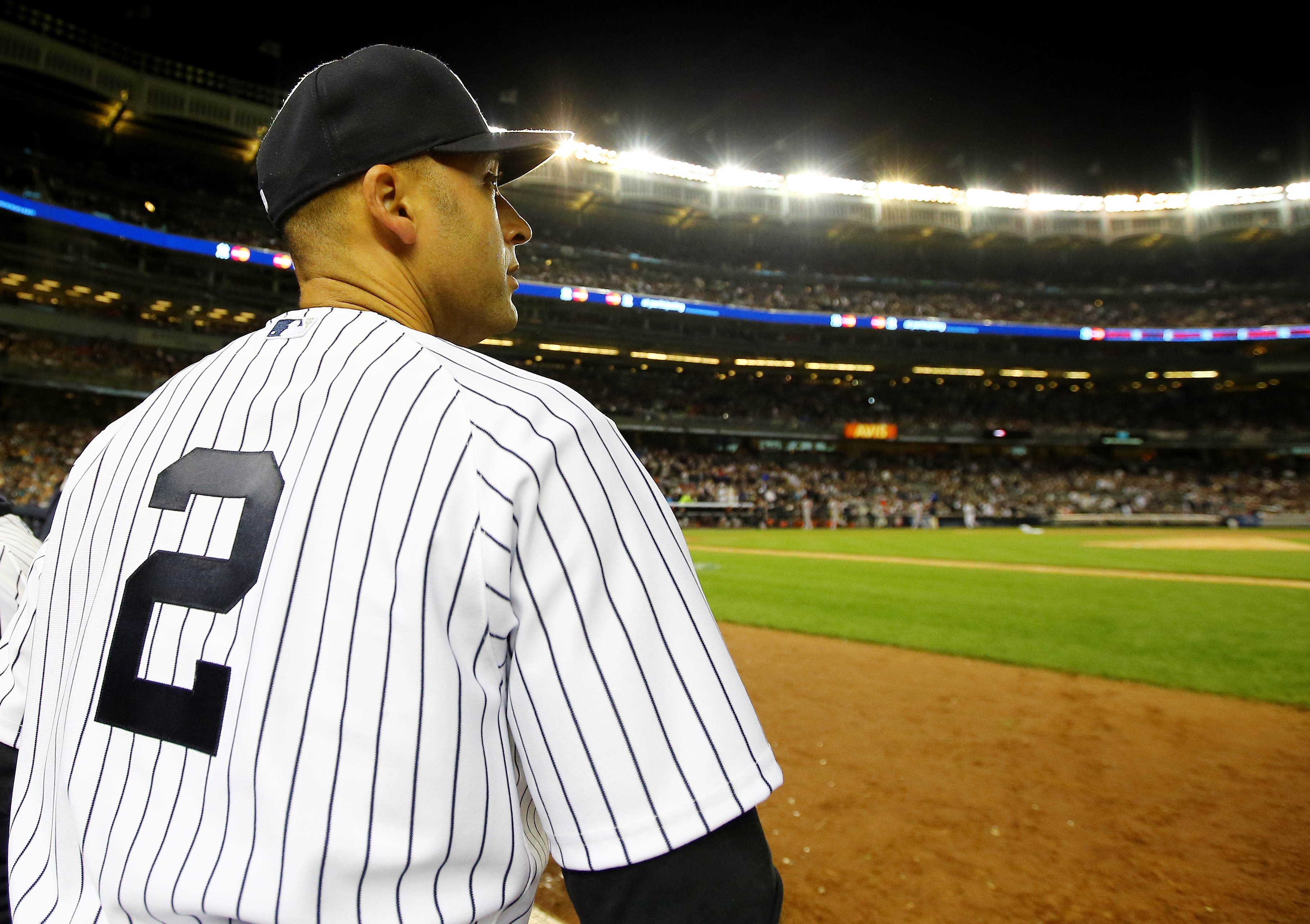 Los Yankees retiraron el número 2 del Capitán Derek Jeter